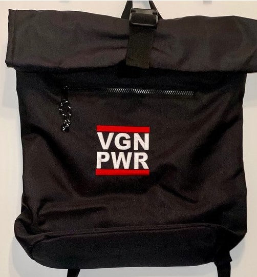 VGN PWR Recycled [fairtrade] Roll-Top Backpack (6895122808877)
