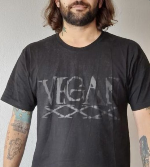 Vegan Straight Edge -XXX- T-SHIRT (UNISEX) (6883405398061)
