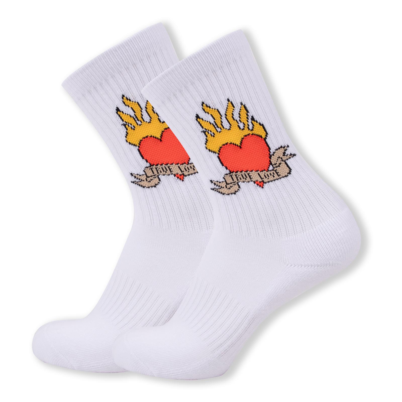 PRE ORDER / Burning Heart - SOCKS - [organic cotton]