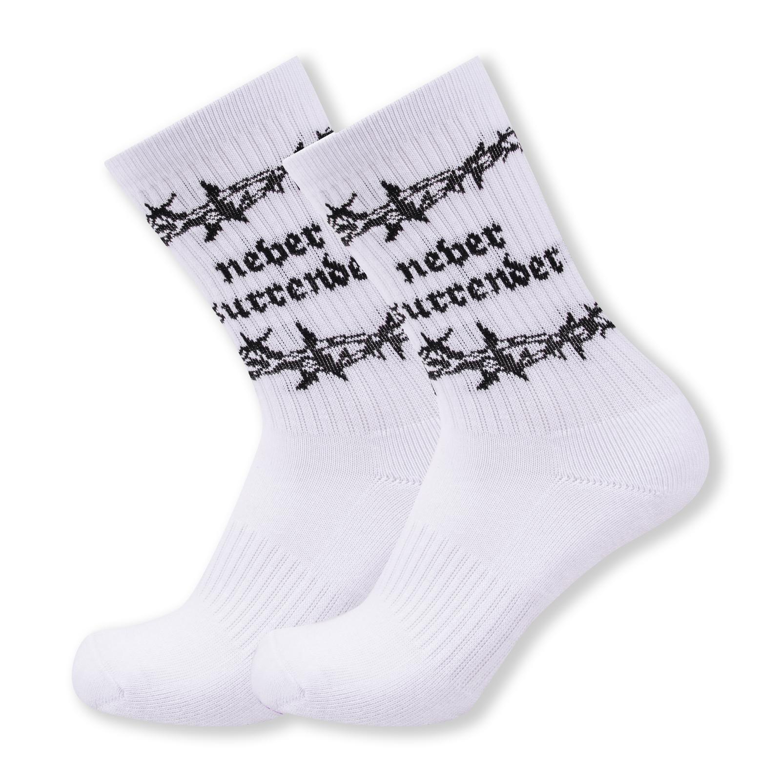 PRE ORDER / Never Surrender - SOCKS - [organic cotton]