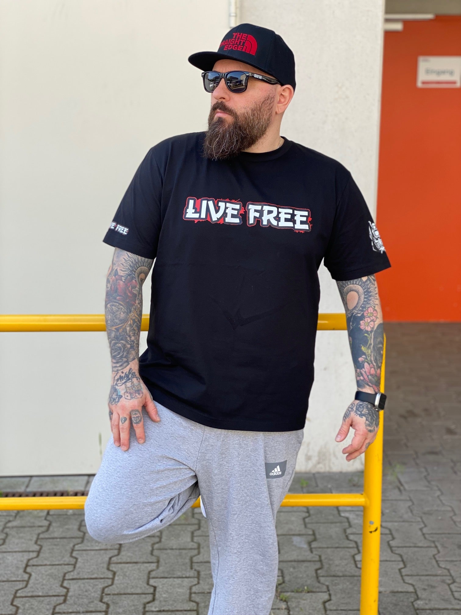 LIVE FREE T-SHIRT [Unisex] -organic, fairtrade- (8326767280395)