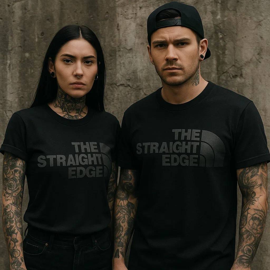 THE STRAIGHT EDGE (UNISEX) SHIRT - [organic & fairtrade] (5237662941229)