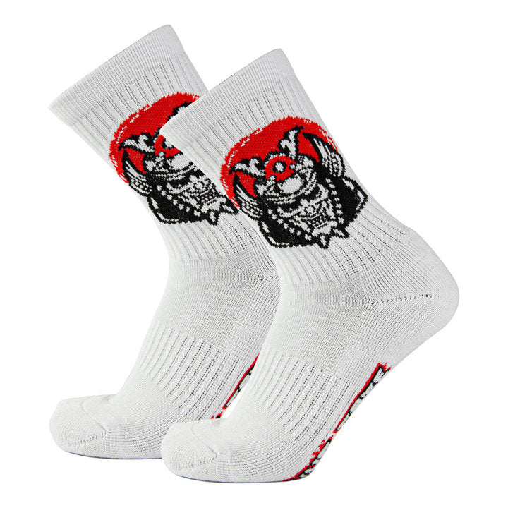 LIVE FREE - SAMURAI - SOCKS - [organic cotton] (8394440442123)