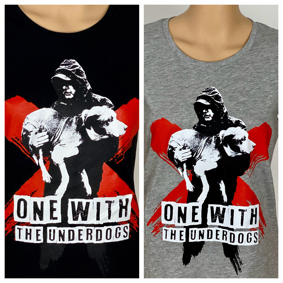 ONE WITH THE UNDERDOGS T-SHIRT (WOMEN) - [ORGANIC & FAIRTRADE] (8326753714443)
