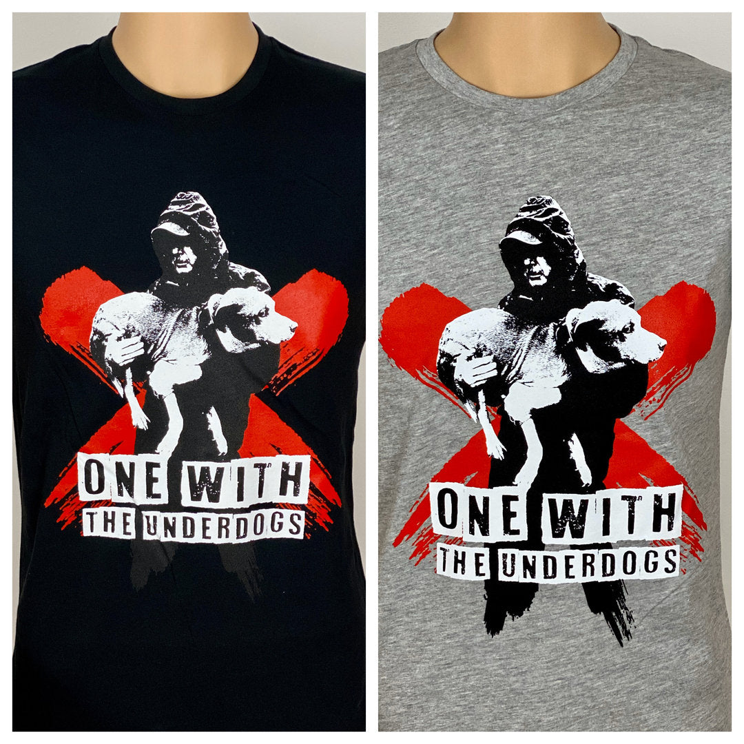 ONE WITH THE UNDERDOGS T-SHIRT (MEN) - [organic & fairtrade] (8326766788875)