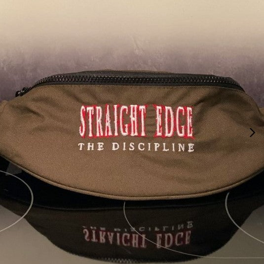 STRAIGHT EDGE -the discipline- Recycled Waistpack (6895121334317)