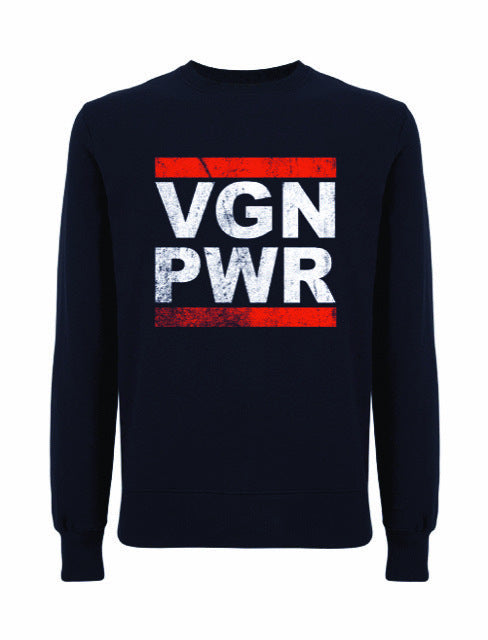 VGN PWR CREW NECK (UNISEX) - [organic & fairtrade] (8328387657995)