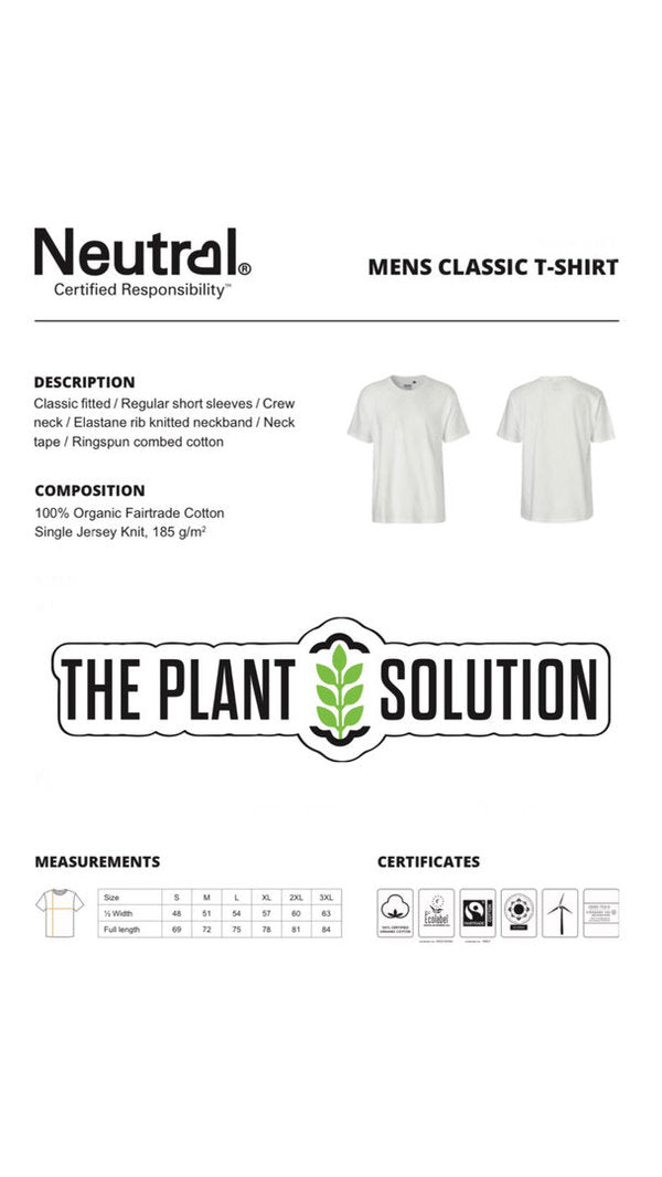 PROTEIN MACHINE T-SHIRT (MEN) - [organic & fairtrade] (8326766821643)