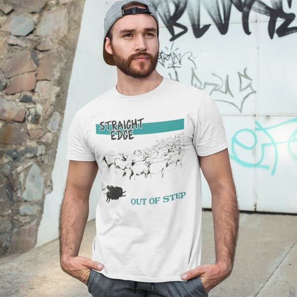 Straight Edge T-Shirt [unisex] -out of step- [organic & fairtrade] (8326767116555)