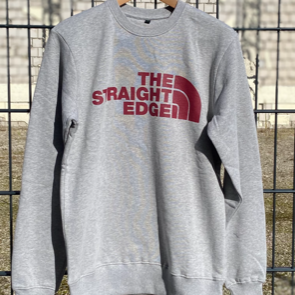 THE STRAIGHT EDGE - UNISEX CREWNECK SWEATER - [organic & fairtrade] (8326768591115)