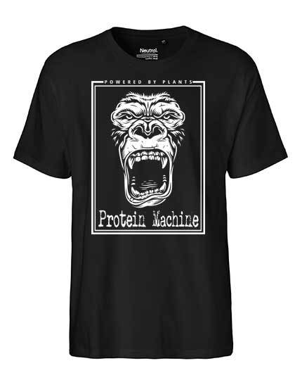 PROTEIN MACHINE T-SHIRT (MEN) - [organic & fairtrade] (8326766821643)