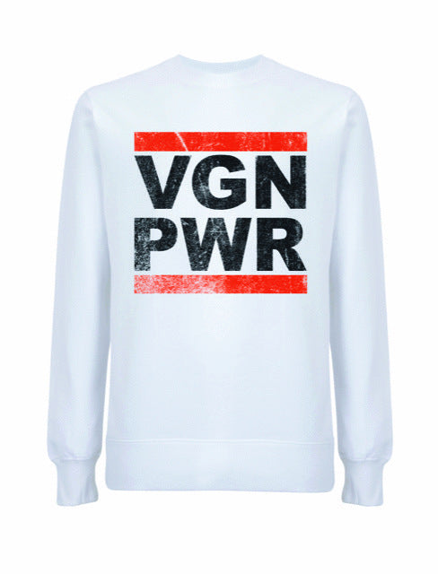 VGN PWR CREW NECK (UNISEX) - [organic & fairtrade] (8328387657995)